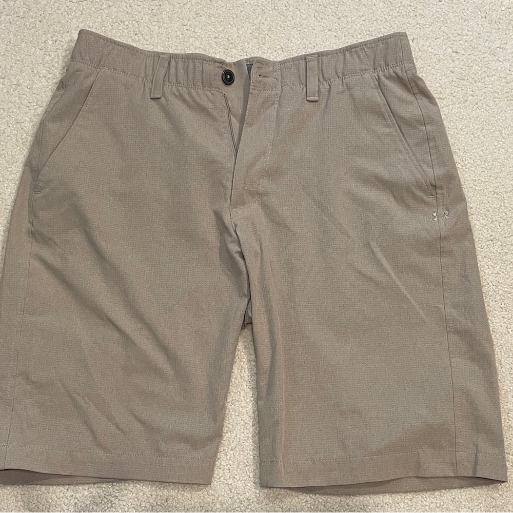 Under Armour Men's Khaki Flat Front Shorts